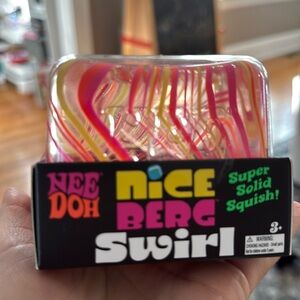 NWT Nee Doh nice berg orange swirl